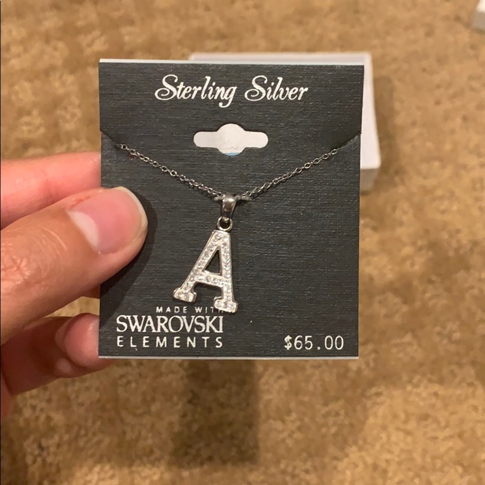 SWAROVSKI Initial Necklace